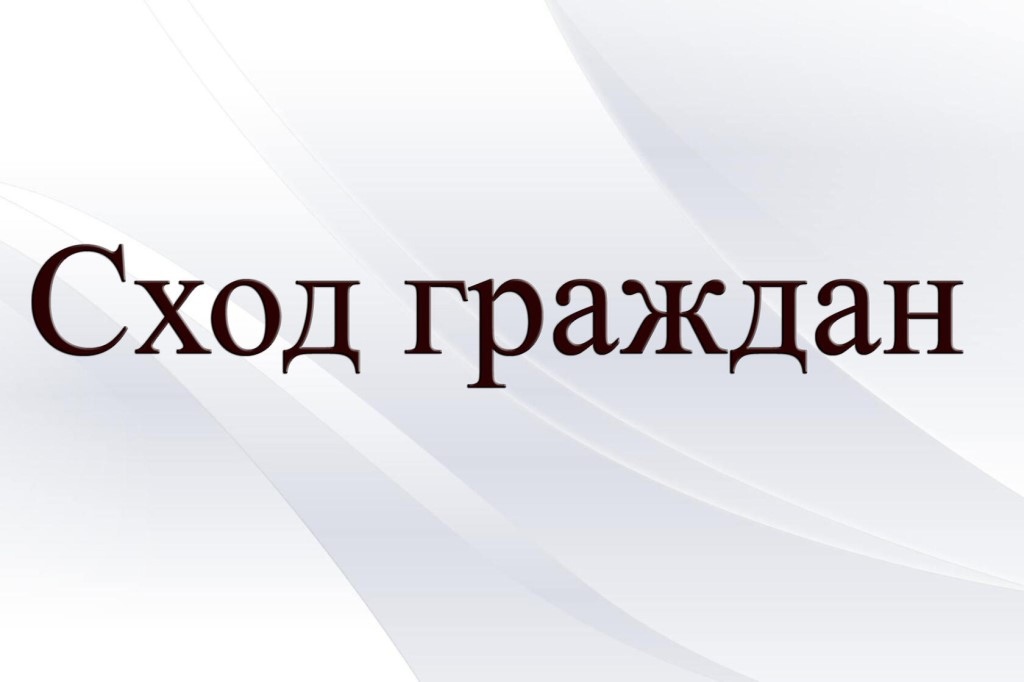 Сход граждан по вопросу участия в губернаторском проекте инициативного бюджетирования «Решаем вместе».