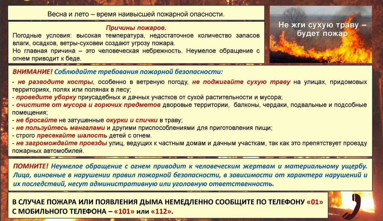 В Белгородской области до 14 июля действует особый противопожарный режим.